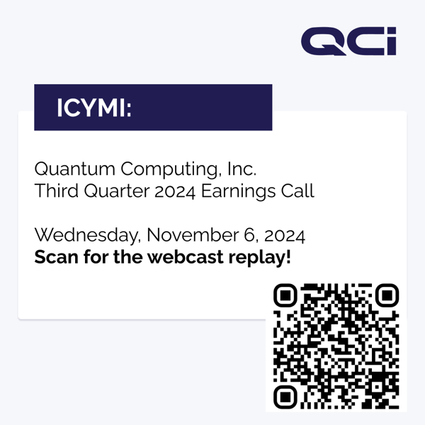 ICYMI: Q3 2024 Earnings Webcast Replay