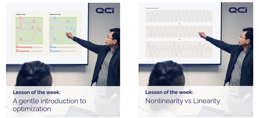 QCi Lessons of the Week